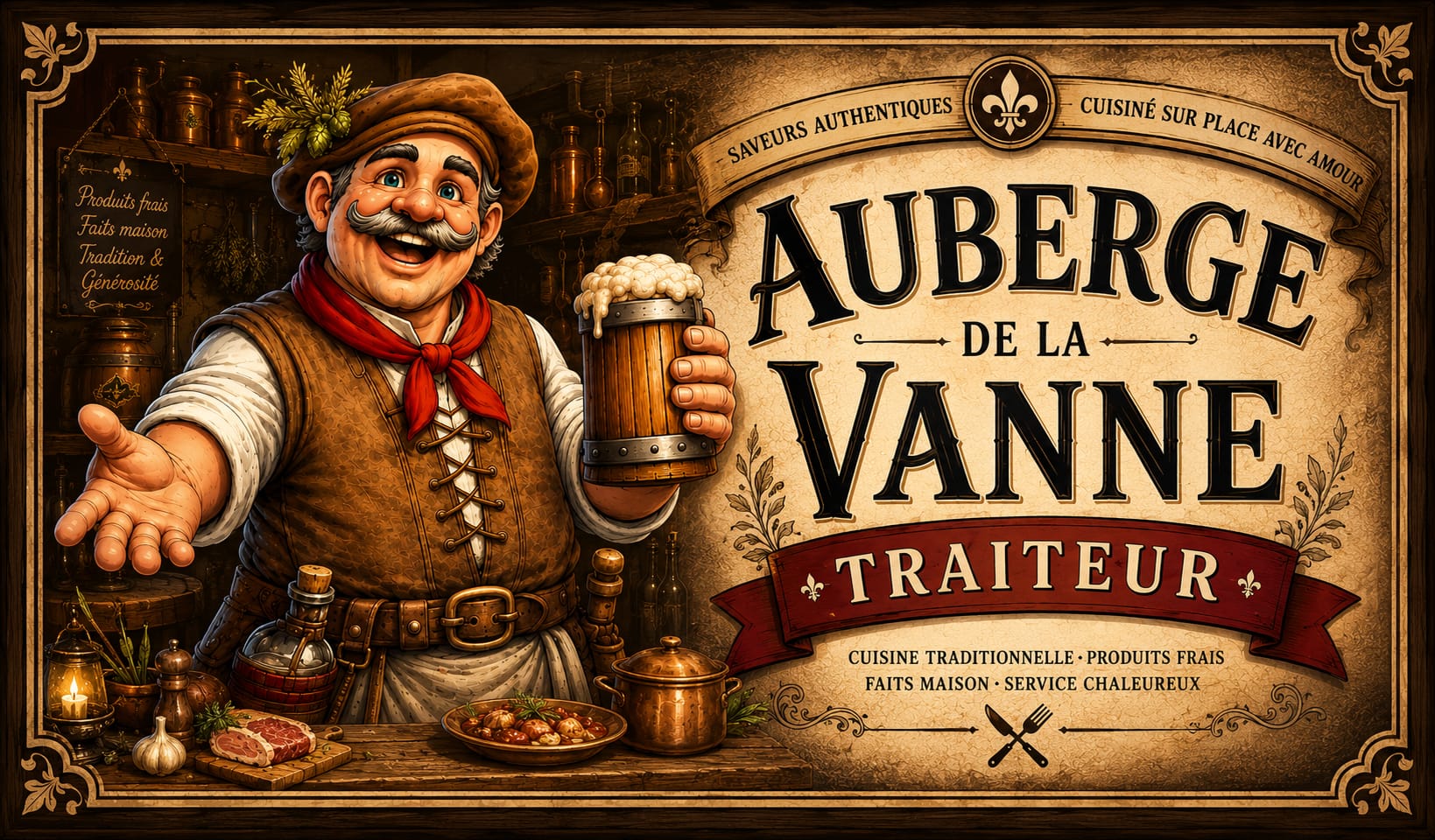 Logo traiteur de l’Auberge de la Vanne