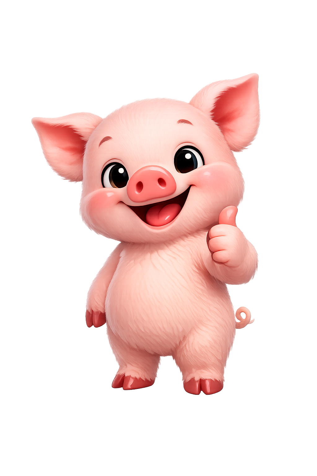 Petit cochon illustrant l’esprit convivial de l’Auberge